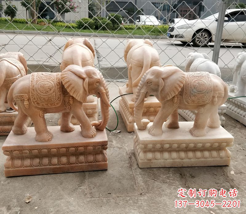 绵阳会喷水的石雕大象