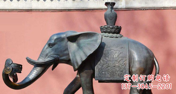 绵阳吉祥大象铜雕,匠心之作