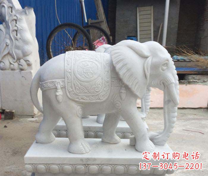 绵阳精美大象雕塑,门口装点新灵感