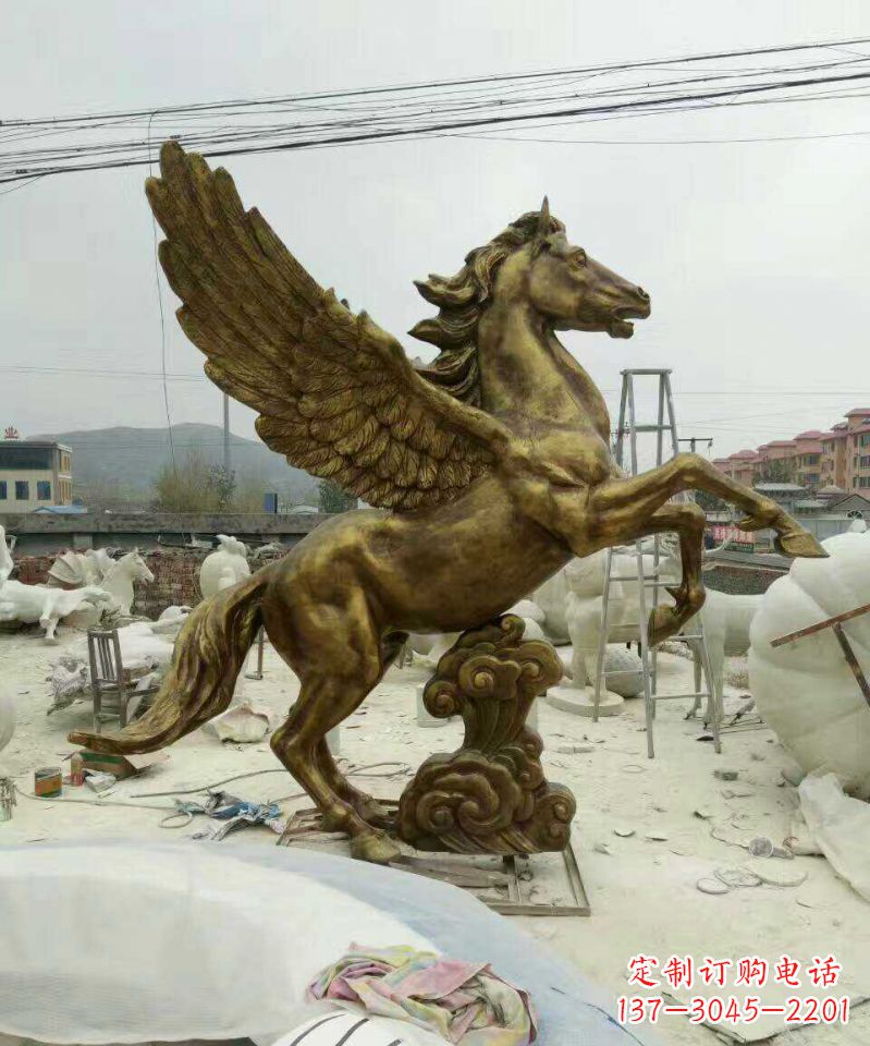 绵阳祥云飞马铜雕,艺术品之美