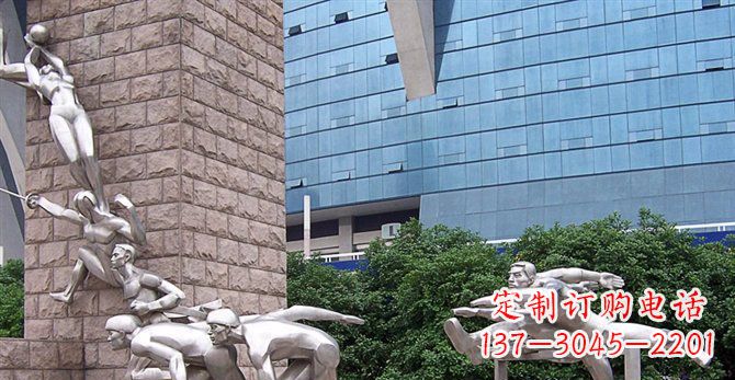 绵阳不锈钢运动员人物雕塑