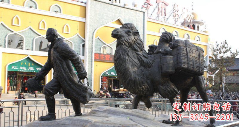 绵阳骆驼铜雕,让新疆风情永传