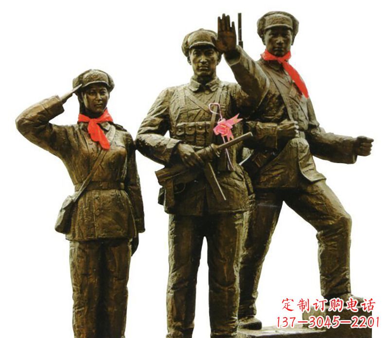 绵阳勇士战士雕塑,感受立于战场的英勇豪迈