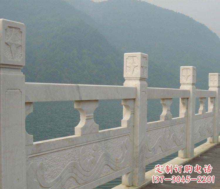 绵阳中领雕塑:景区大理石栏板石雕