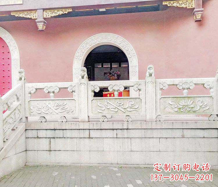 绵阳景区大理石栏板石雕 (3)