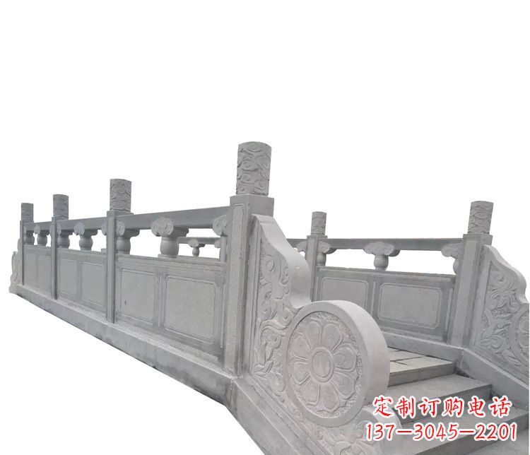绵阳中领雕塑精美的大理石栏板石雕
