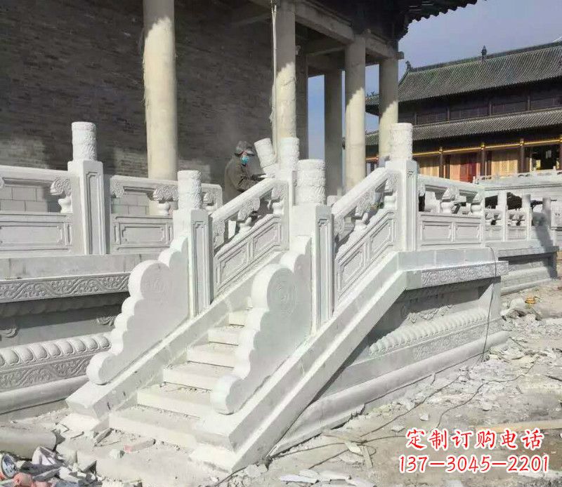 绵阳大理石栏板石雕,精美绝伦,让建筑锦上添花