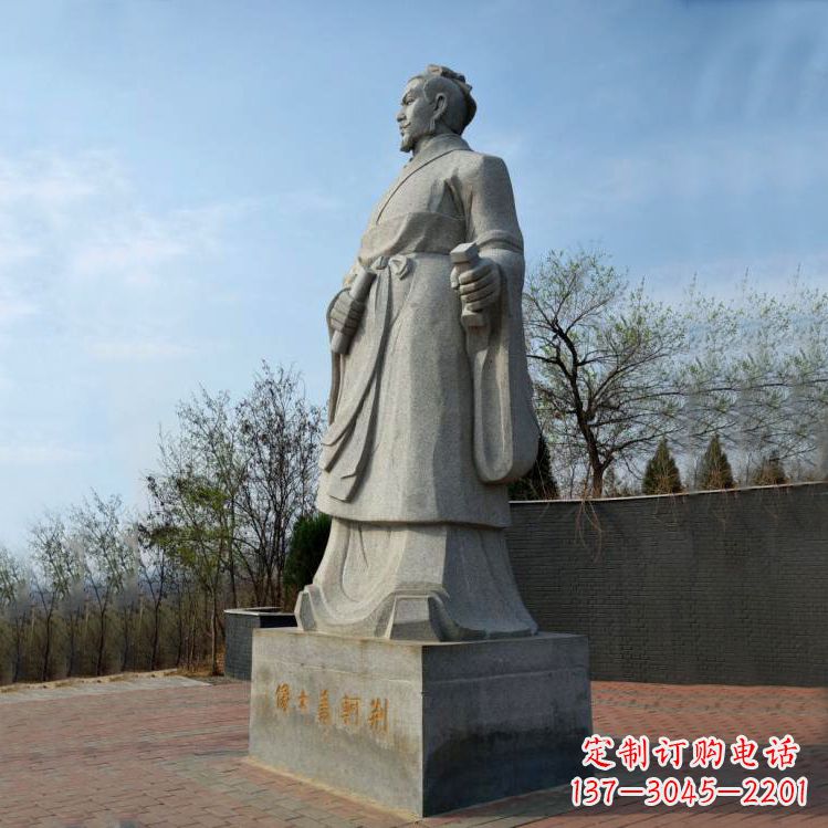 绵阳中国荆轲铜雕塑,给景区广场趣味增添历史感