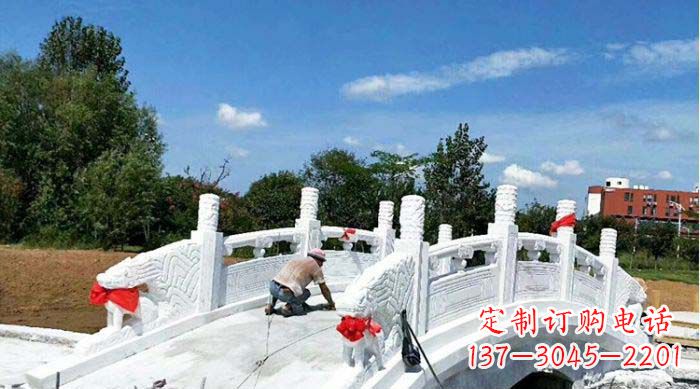 绵阳标题:领雕塑——最具艺术魅力的汉白玉石雕拱桥