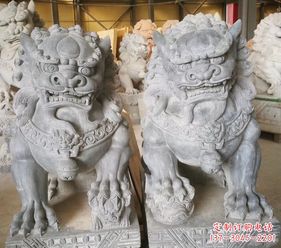绵阳南方石狮子雕塑，传承古典工艺