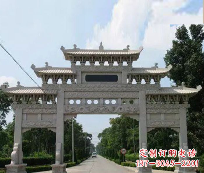 绵阳高品质牌坊石雕,专为客户量身定制