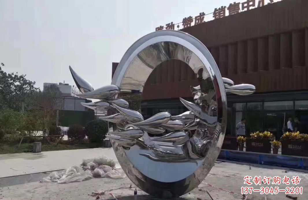 绵阳艺术级镜面不锈钢龙雕塑