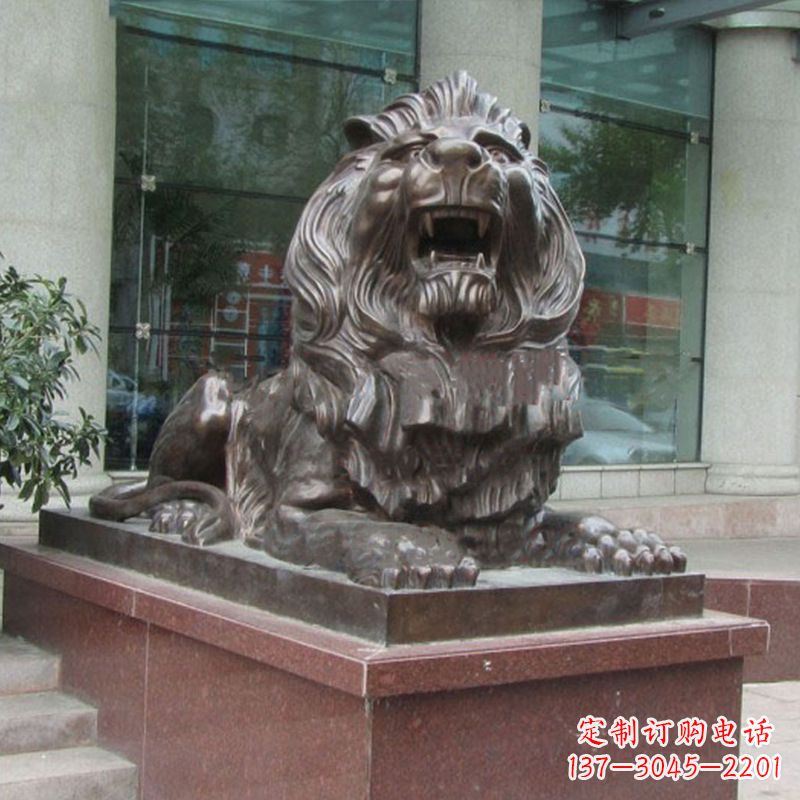 绵阳传统工艺,百年老店,狮子铜雕塑