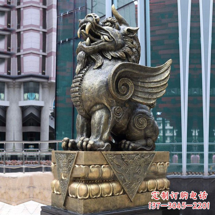 绵阳享受艺术的迷人之美:貔貅铜雕
