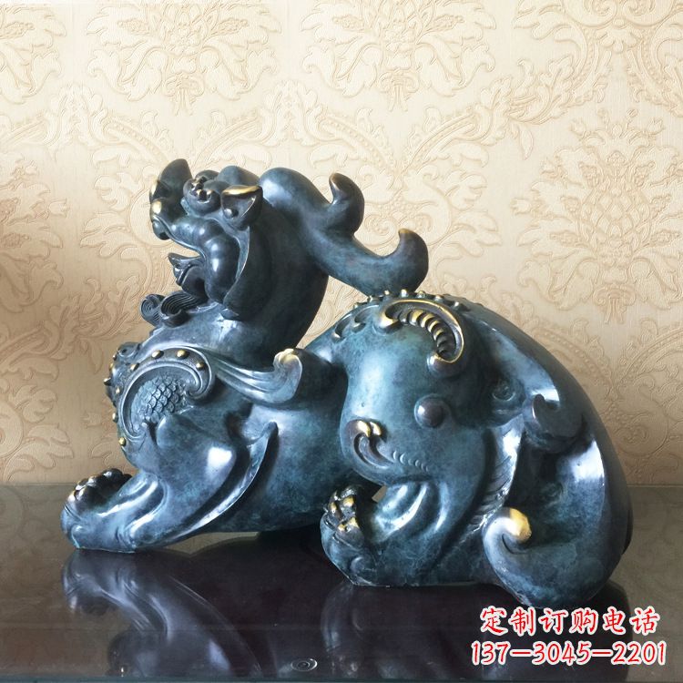 绵阳中领雕塑貔貅雕塑——象征着福祉和吉祥