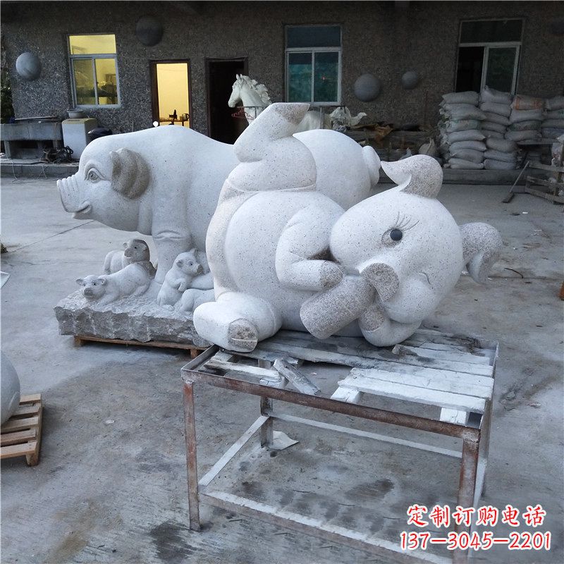 绵阳精致大理石动物雕塑