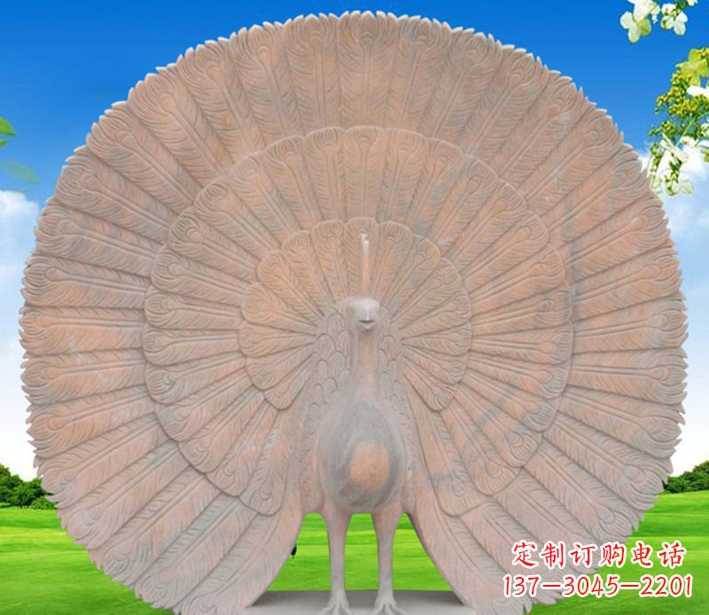 绵阳专业手工孔雀雕塑提升空间艺术氛围