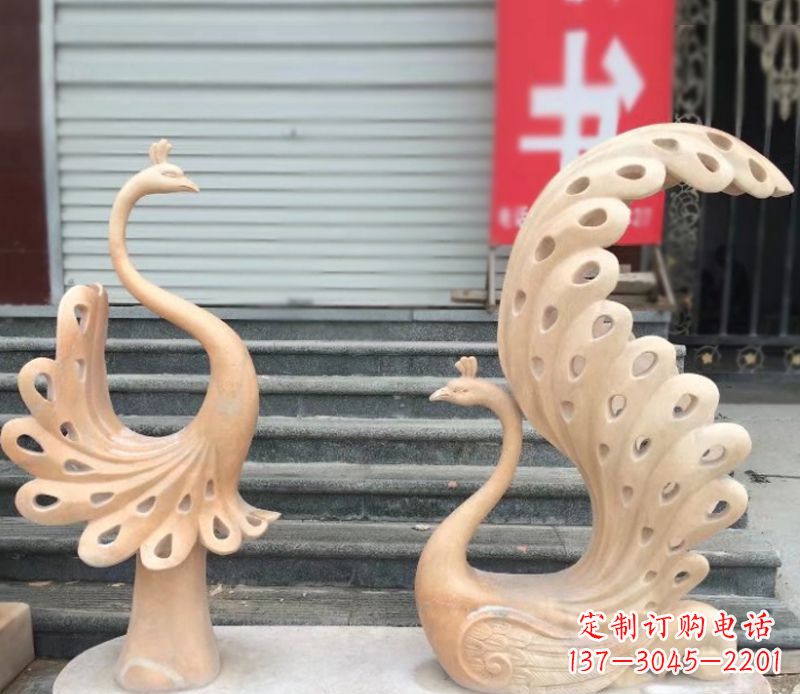 绵阳中领雕塑专业提供独特精致的孔雀石雕塑,以…