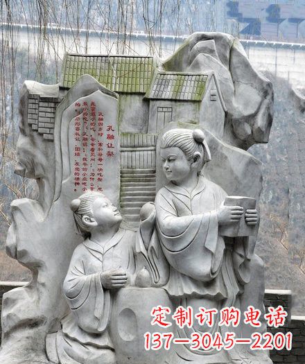 绵阳经典·孔融雕塑,一件艺术之作