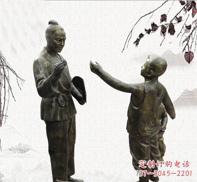 绵阳孔融让梨铜雕,专业定制高品质