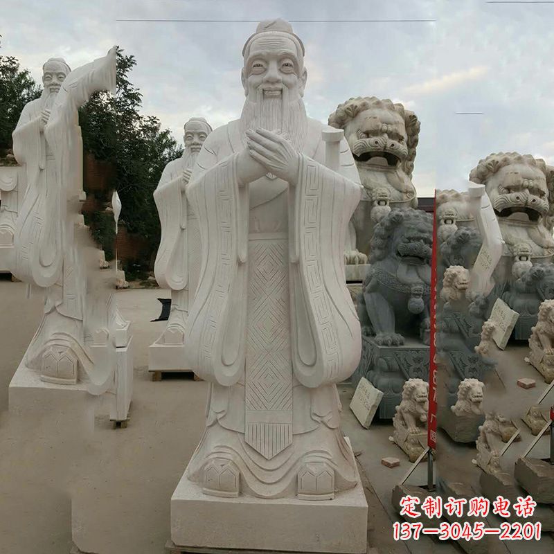 绵阳弘扬传统文化,尊崇孔子雕塑
