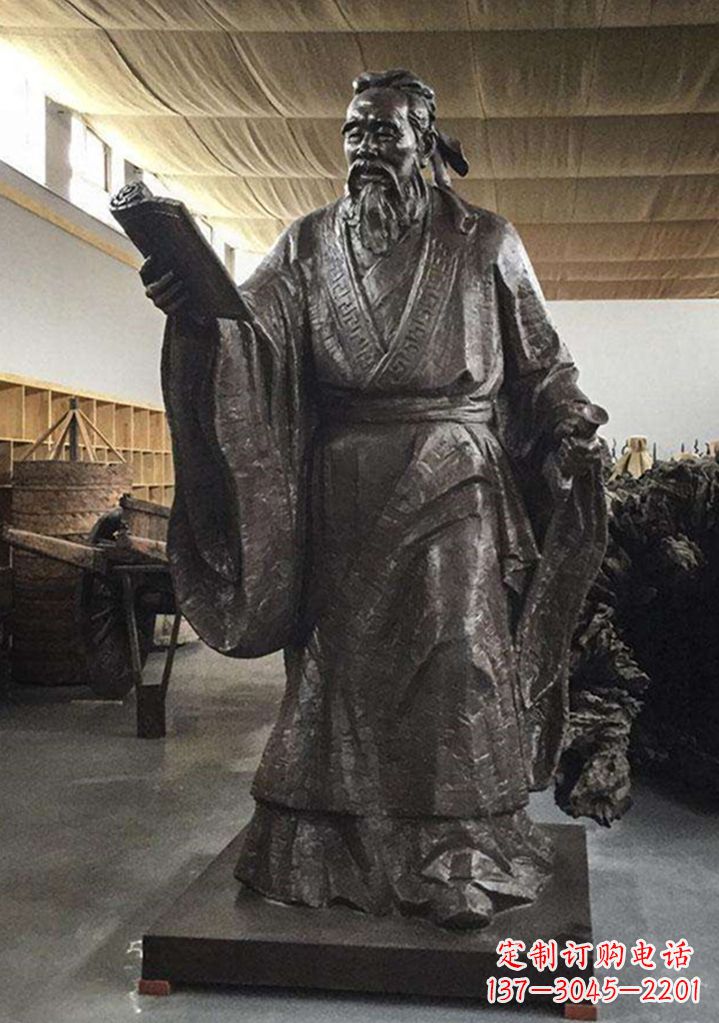 绵阳孔子雕塑头像
