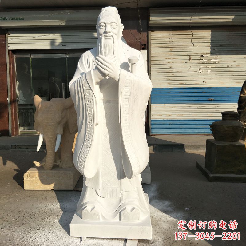绵阳孔子浮雕像
