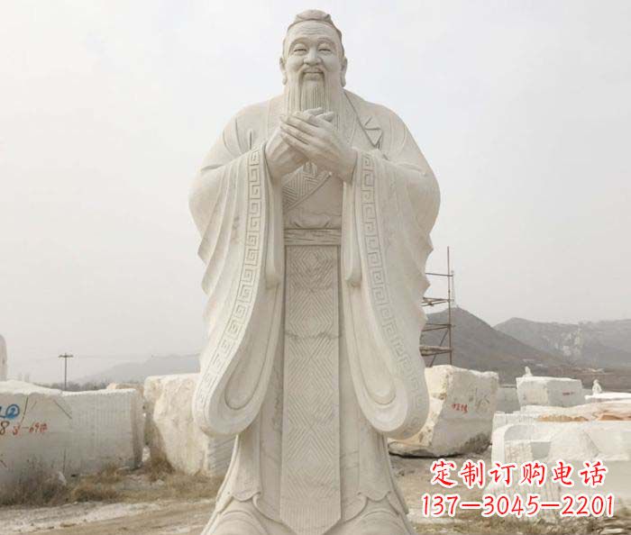绵阳以孔子崇高形象设计独一无二的雕塑