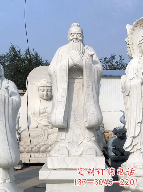 绵阳孔子故居的石雕