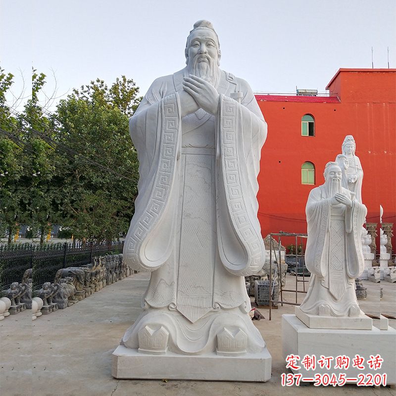 绵阳孔子圣像雕塑