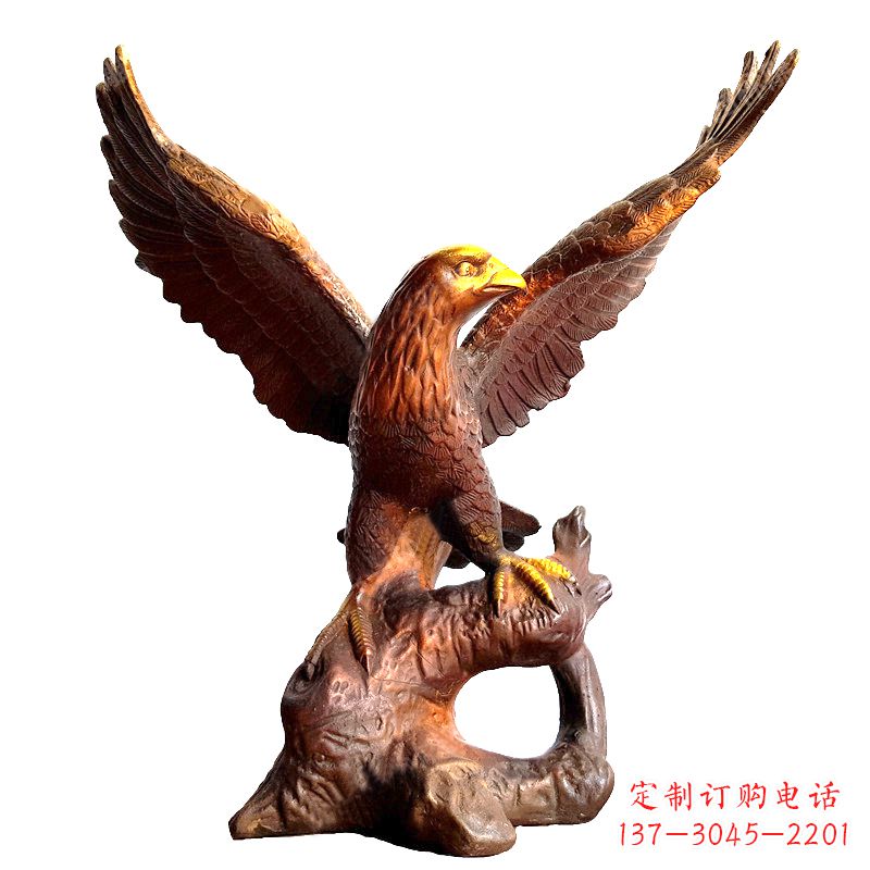 绵阳中领雕塑推出的老鹰展翅铜雕绝对是一件可以…