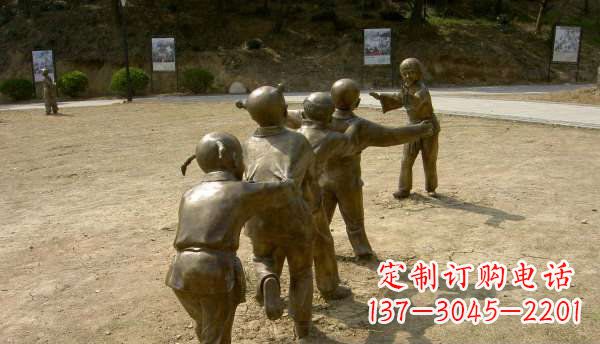 绵阳珍贵传统,中领雕塑老鹰抓小鸡铜雕