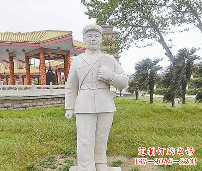绵阳雷锋石雕——传承奉献精神
