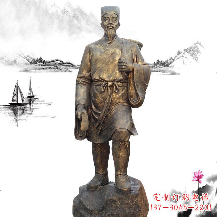 绵阳精美李时珍雕塑,为您的生活增添更多艺术色彩