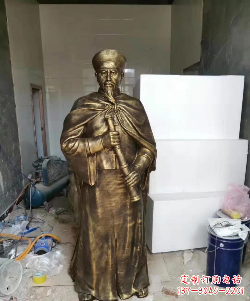 绵阳荣耀中国历史人物——林则徐铜雕