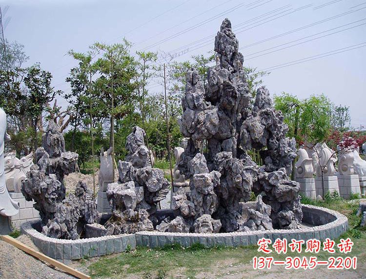 绵阳灵璧石奇石假山