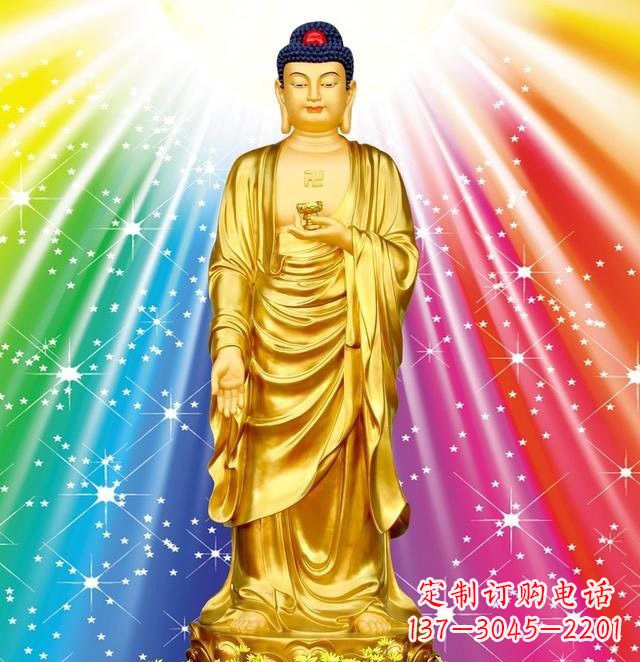 绵阳中领雕塑推出的鎏金如来神佛铜雕,专为仪式…