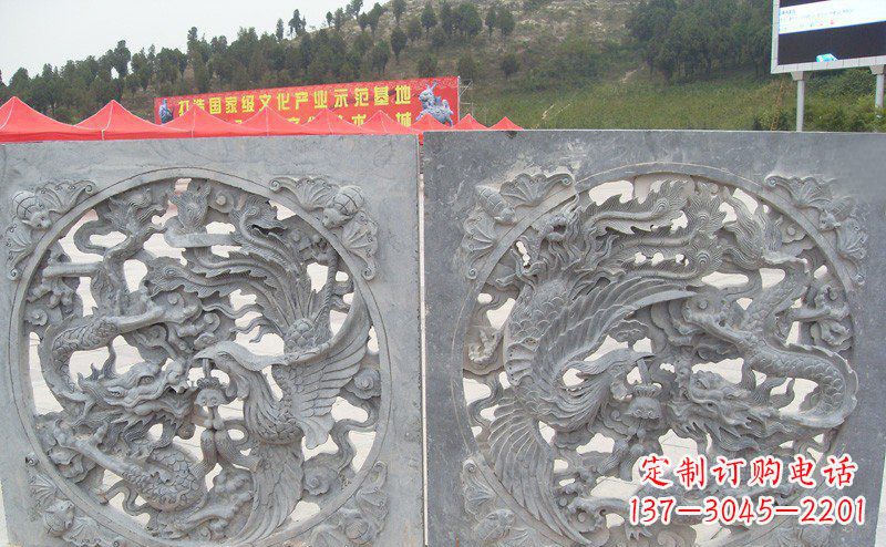 绵阳龙凤呈祥公园景观石雕--精美绝伦的龙凤陪伴