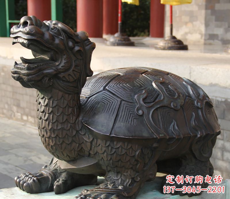 绵阳龙龟铜雕
