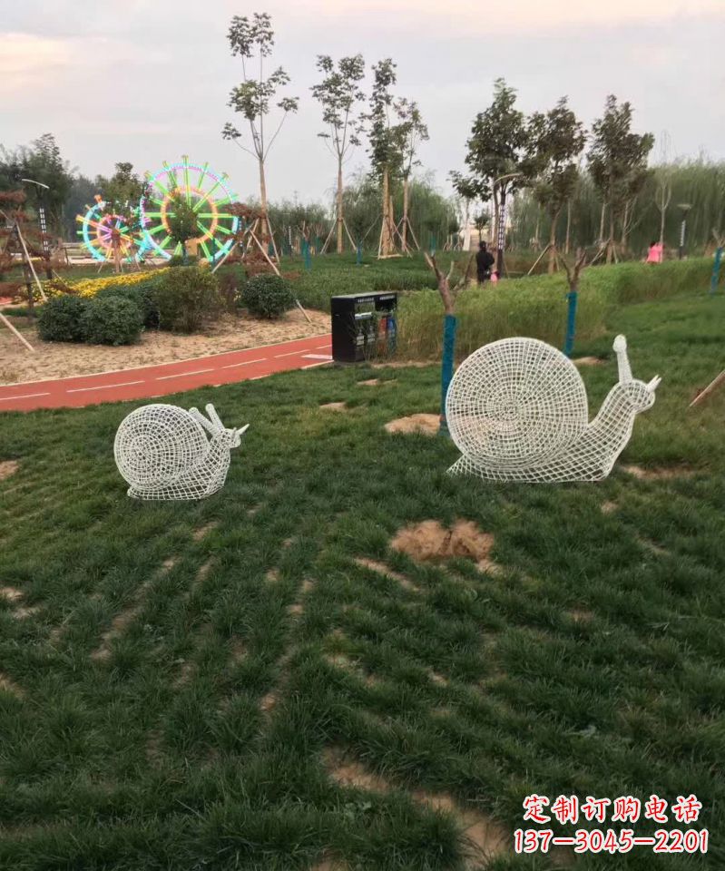 绵阳镂空不锈钢蜗牛雕塑