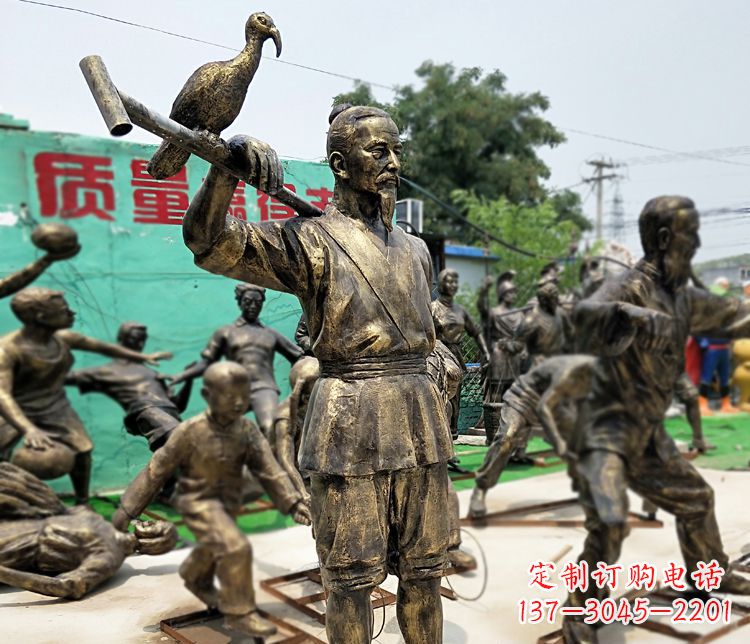绵阳鸬鹚雕塑——独具魅力的风采