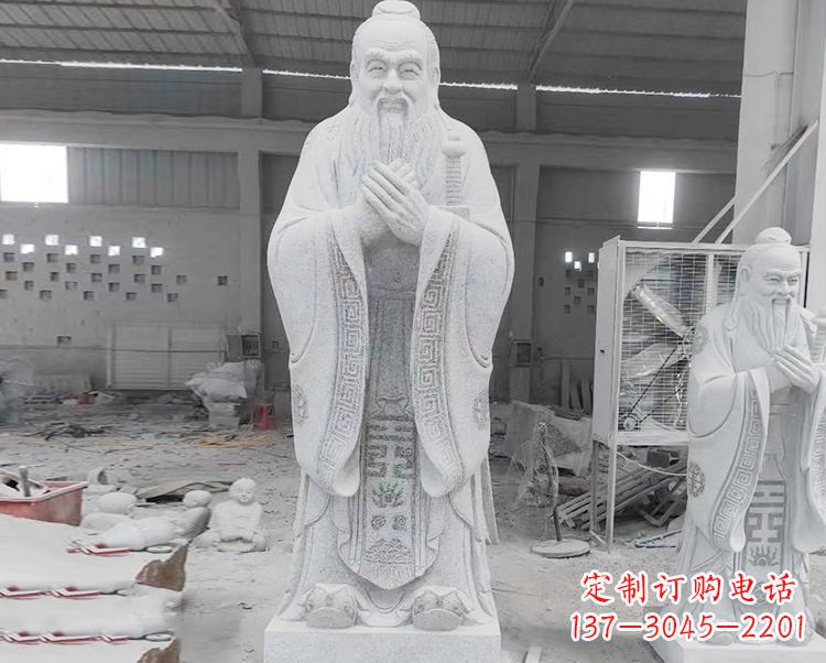 绵阳精美的孔子雕像,精雕细琢,彰显文明之美