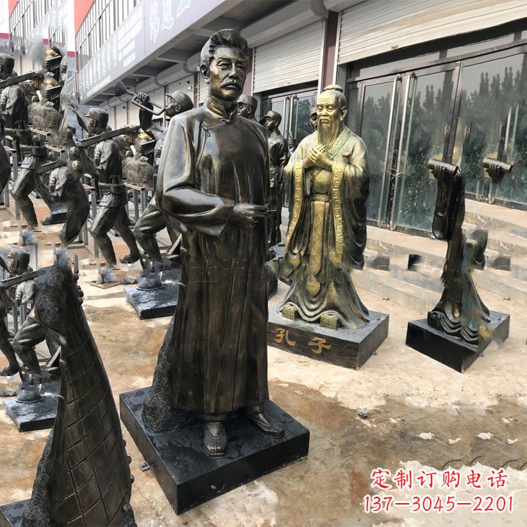 绵阳打造经典鲁迅雕塑,传承文化精神