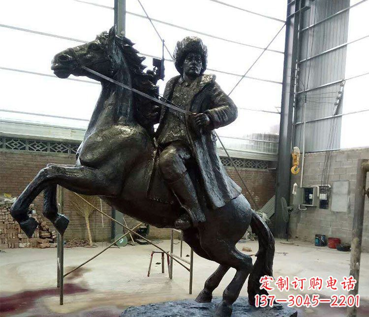 绵阳马动物铸铜广场铜雕摆件