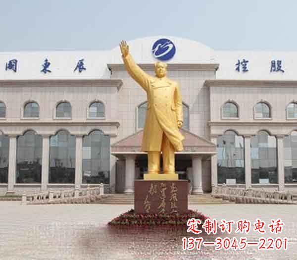 绵阳毛泽东铜雕222
