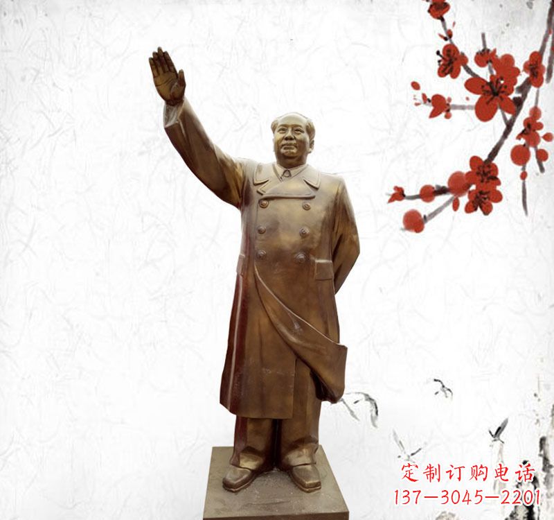 绵阳毛泽东主席铜雕