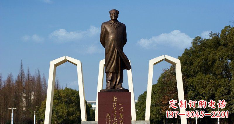 绵阳纪念性毛主席铜雕,您的精致礼物