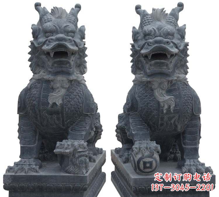 绵阳传统文化精灵--石雕麒麟
