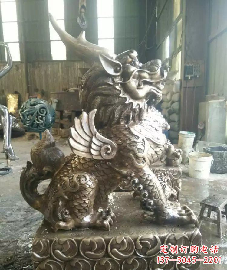 绵阳精美的麒麟雕塑--专属于你的艺术装饰