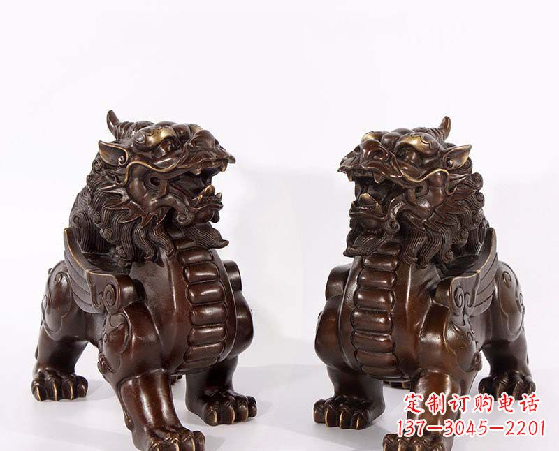 绵阳门口神兽貔貅铜雕